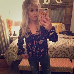Women's wrap blouse